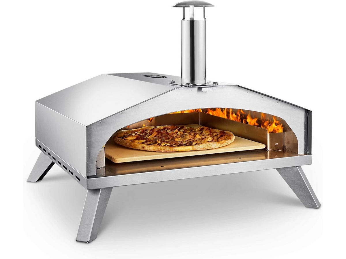 Austin and Barbeque AABQ 16" Gassdrevet pizzaovn (rustfritt stål) Pizzaovner