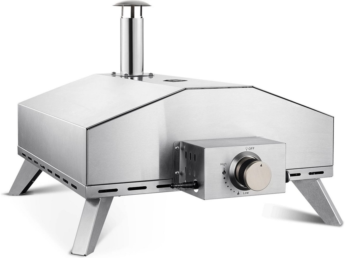 Austin and Barbeque AABQ 16" Gassdrevet pizzaovn (rustfritt stål) Pizzaovner