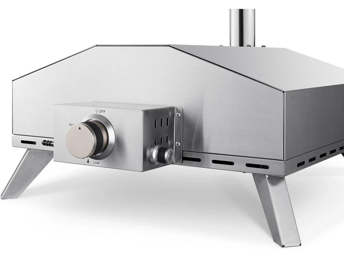 Austin and Barbeque AABQ 16" Gassdrevet pizzaovn (rustfritt stål) Pizzaovner