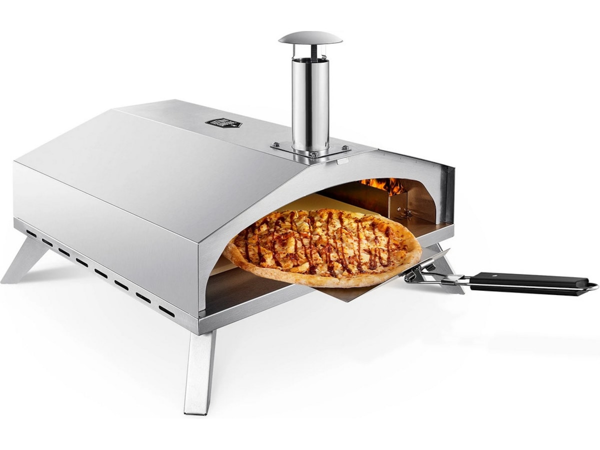 Austin and Barbeque AABQ 16" Gassdrevet pizzaovn (rustfritt stål) Pizzaovner