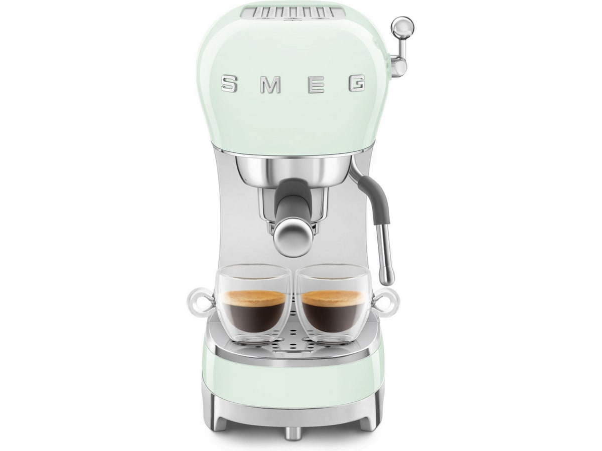 Smeg ECF02PGEU Manuell espressomaskin (pastel grønn) Espressomaskiner