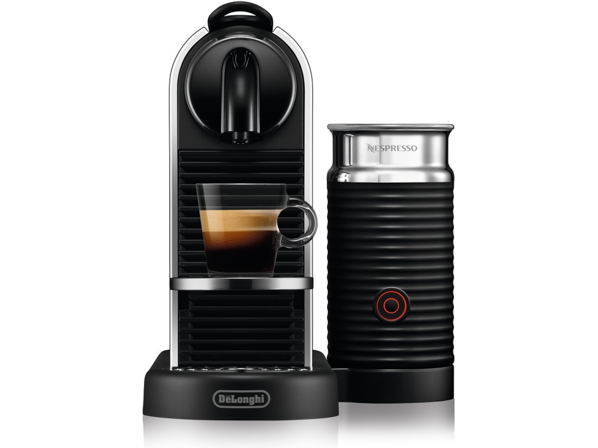 Nespresso CitiZ & Milk by De'Longhi Kapselmaskin (sort) Kapselmaskiner