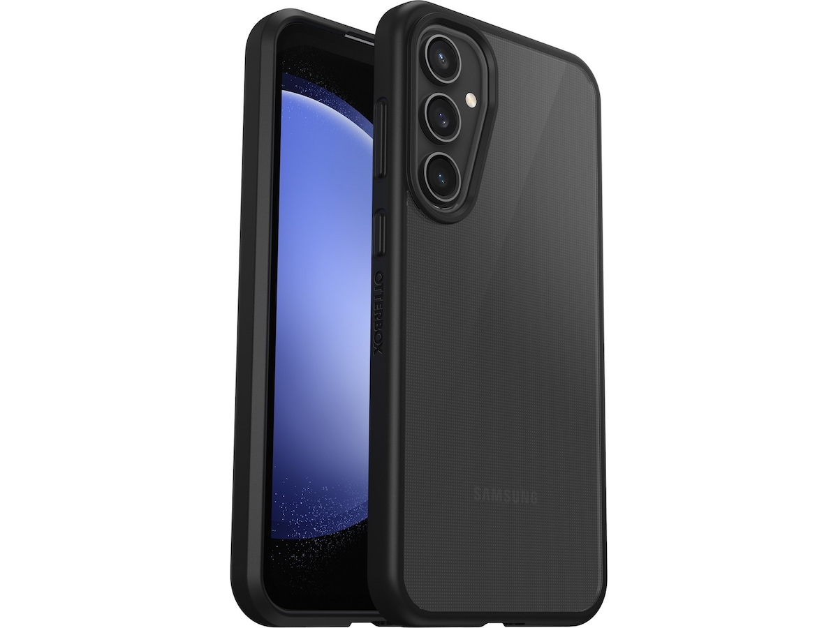 OtterBox Galaxy S23 FE Black React Deksel - ProPack (klar/sort) Mobildeksel