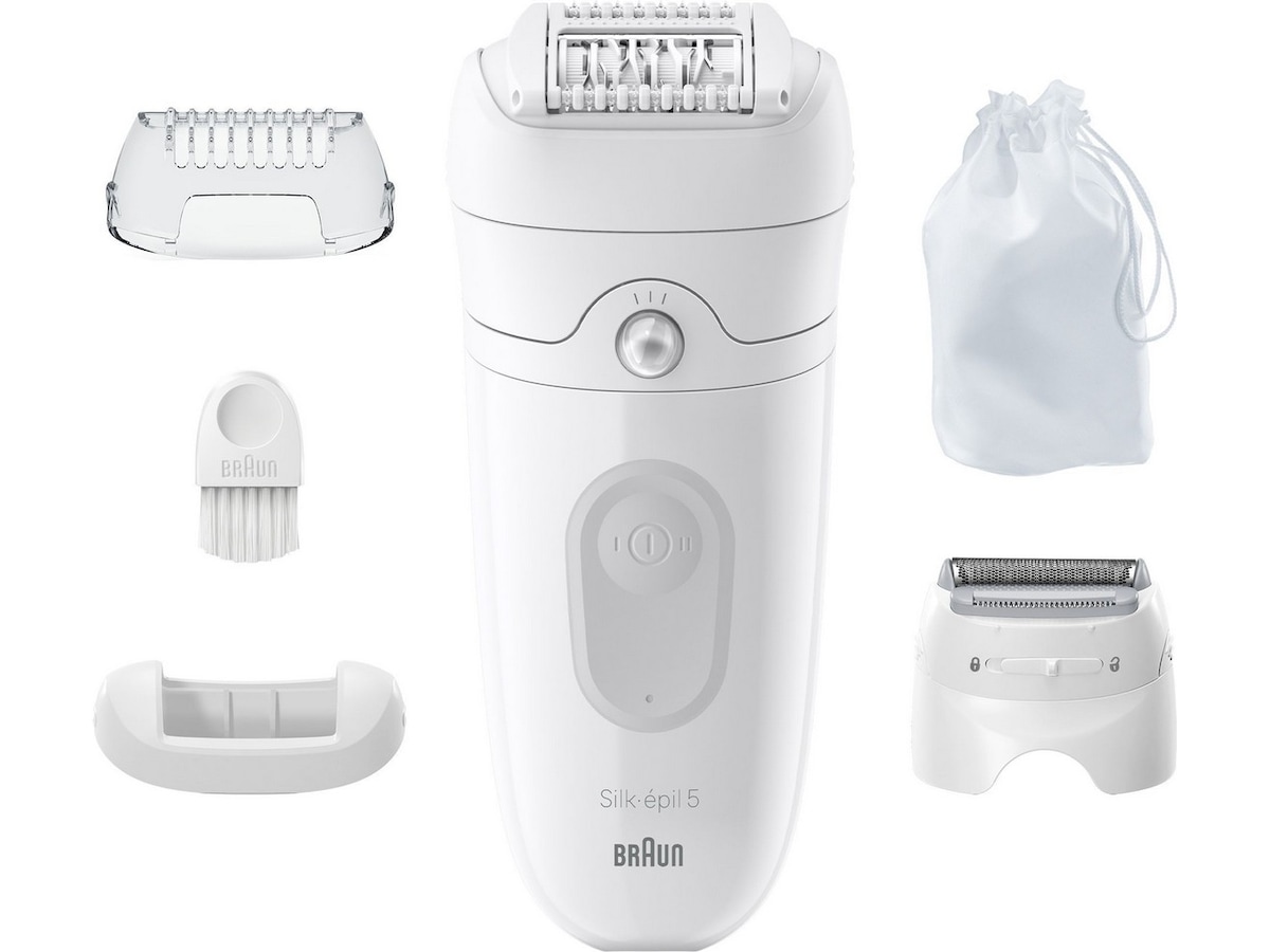 Braun Silk-épil 5 Epilator SE5-041 (hvit/grå) Epilator & IPL-hårfjerning