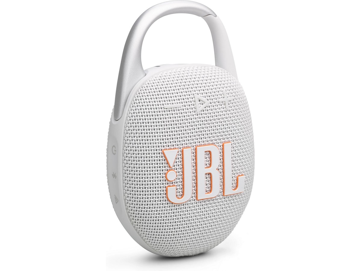 JBL Clip 5 Trådløs bluetooth høyttaler (hvit) Trådløs / Bluetooth-høyttaler