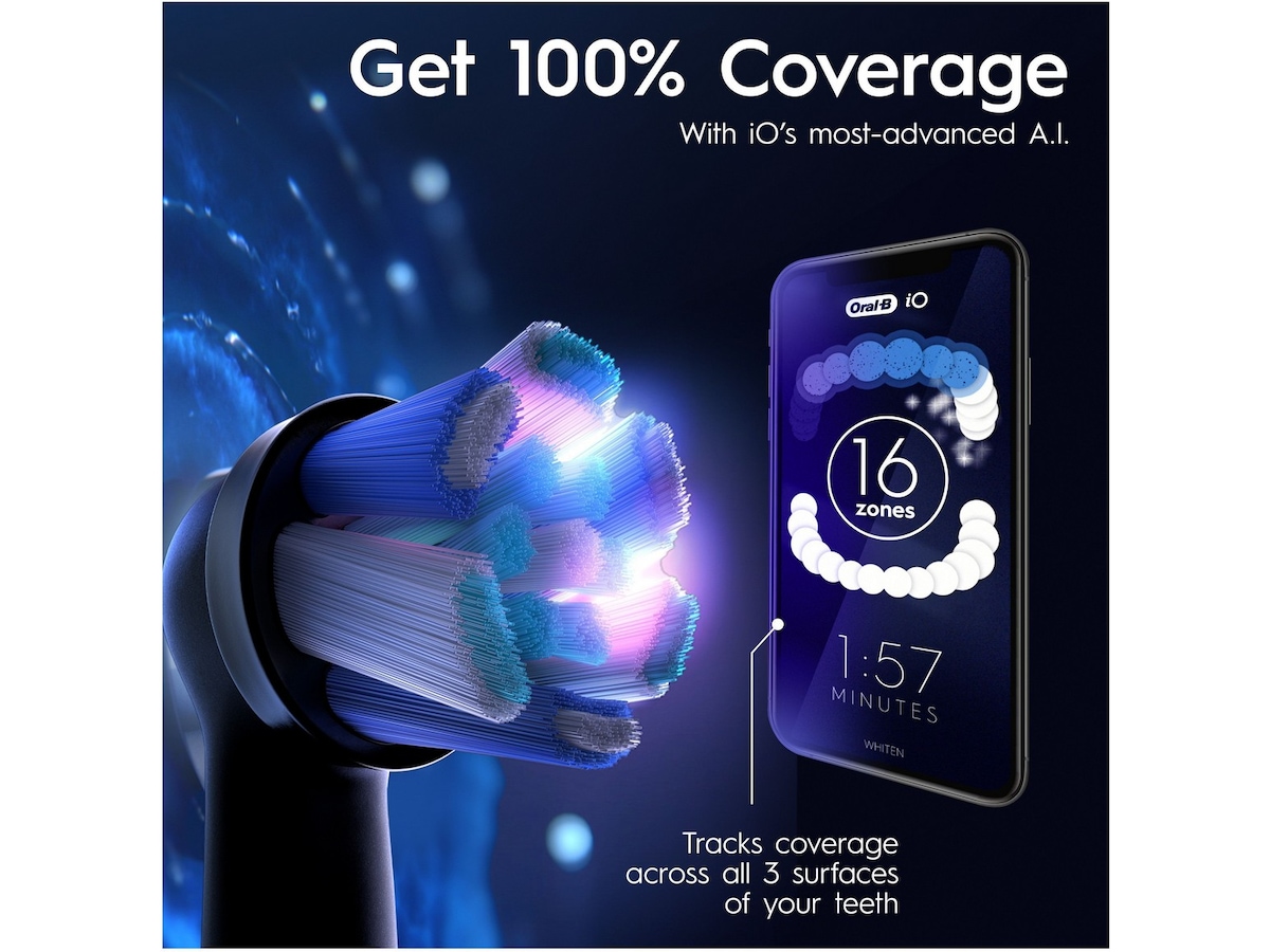 Oral-B iO 10 Elektrisk Tannbørste (sort) Elektriske tannbørster