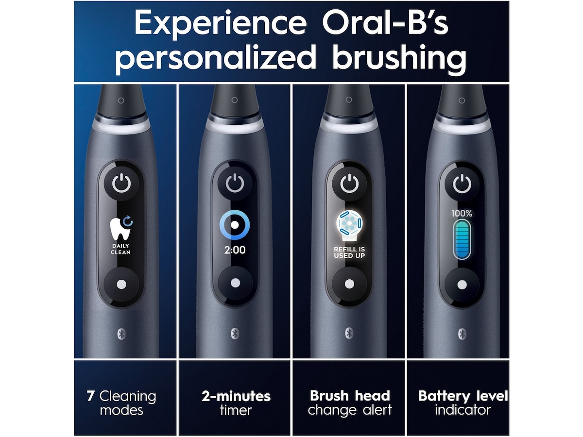 Oral-B iO 9 Elektrisk Tannbørste (sort) Elektriske tannbørster