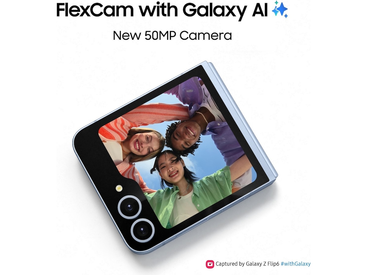 Samsung Galaxy Z Flip6 256GB (silver shadow) Mobiltelefoner