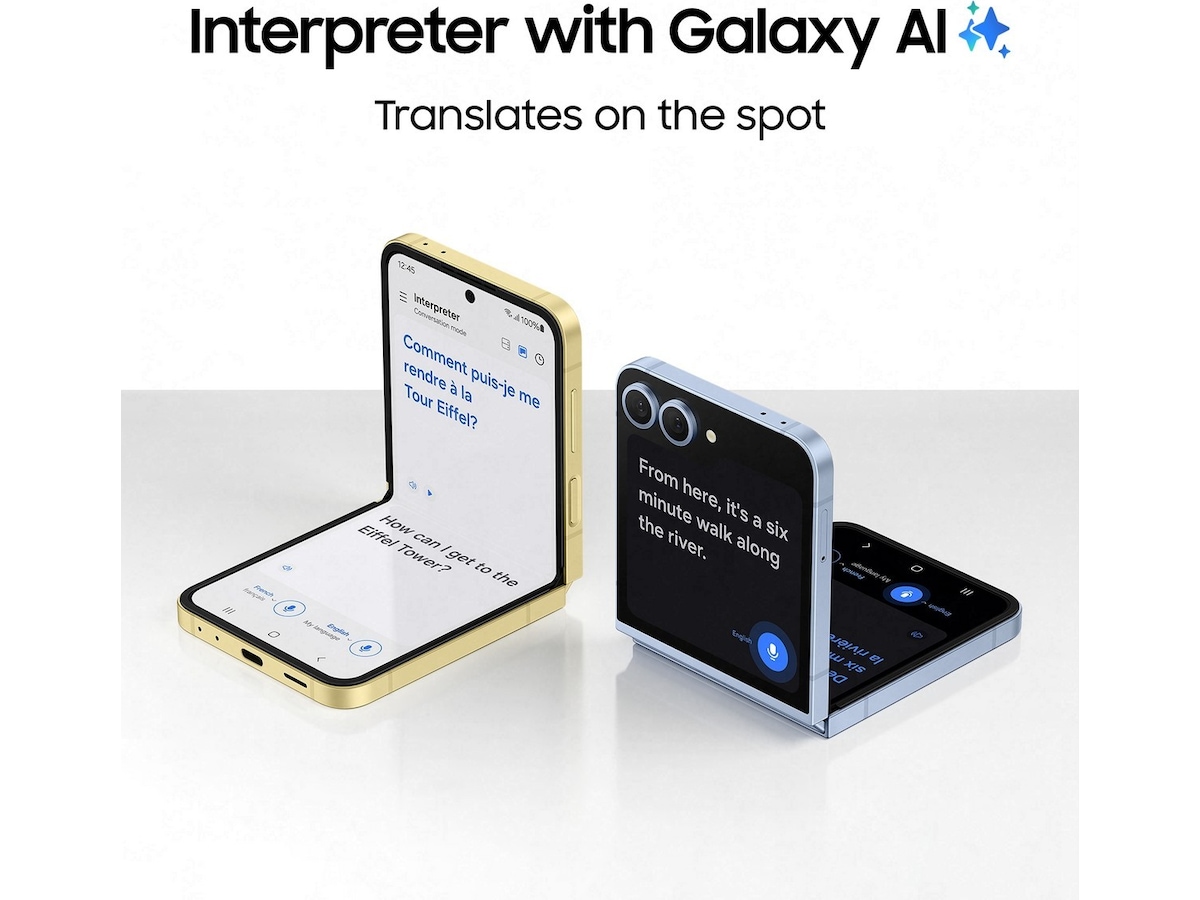 Samsung Galaxy Z Flip6 256GB (silver shadow) Mobiltelefoner