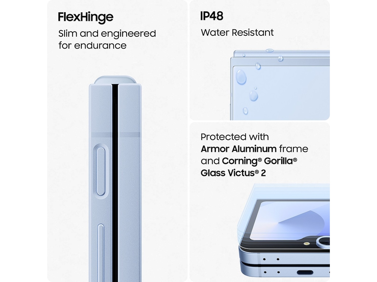 Samsung Galaxy Z Flip6 256GB (silver shadow) Mobiltelefoner