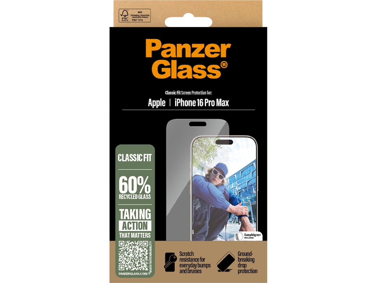 PanzerGlass iPhone 16 Pro Max skjermbeskytter Skjermbeskytter