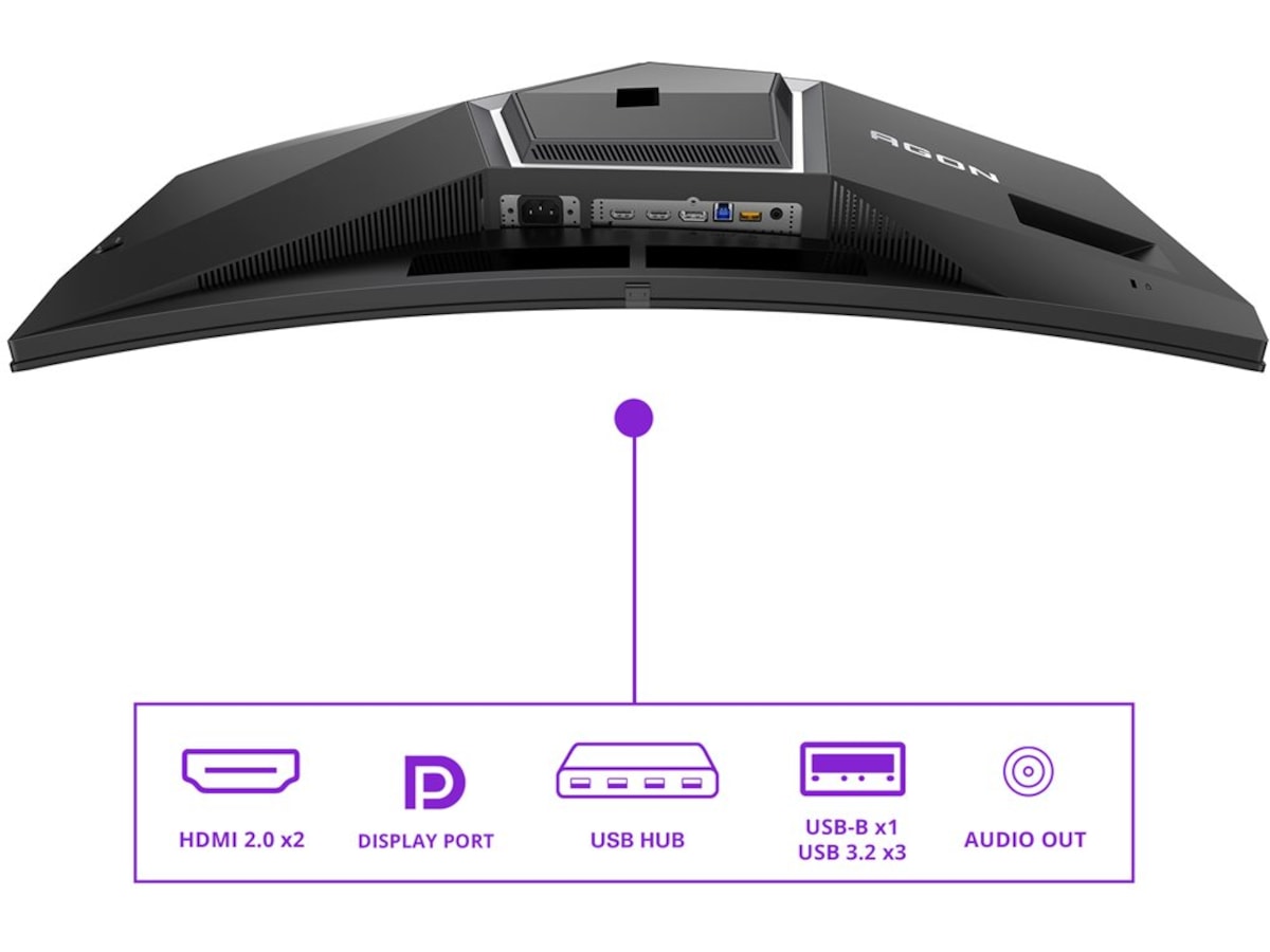 AOC 34" gamingskjerm Agon Pro AG346UCD Gamingskjermer