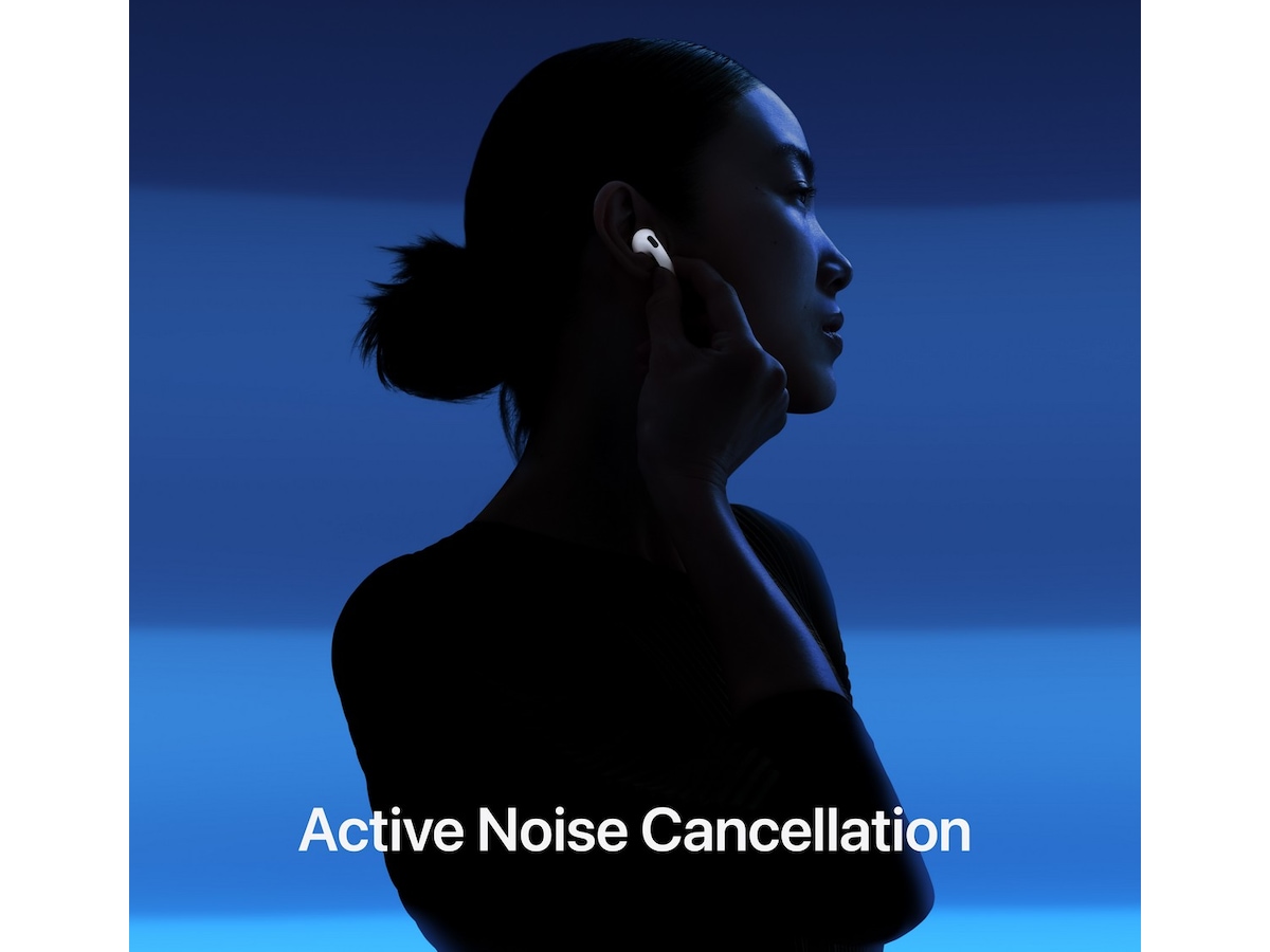 Apple AirPods 4 med Støyredusering trådløse ørepropper, In-Ear (hvit) Ørepropper