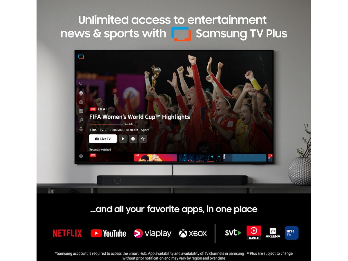 Samsung 50" Q60D QLED 4K TV TQ50Q60D -B-Grade Demo TV/projektor