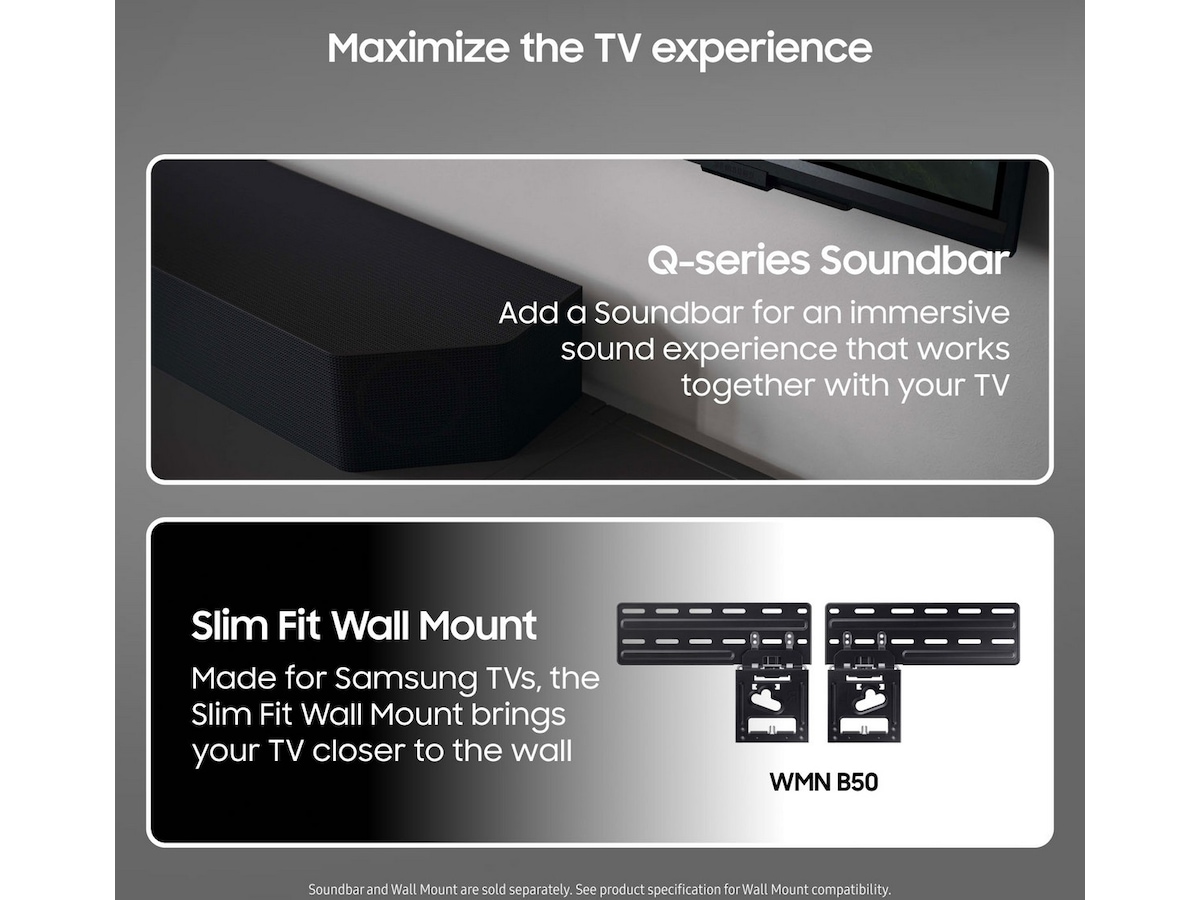 Samsung 50" Q60D QLED 4K TV TQ50Q60D -B-Grade Demo TV/projektor