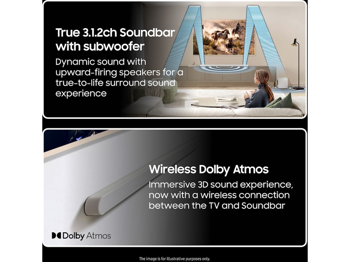 Samsung HW-S811D soundbar med subwoofer (hvit) -B-Grade Demo DVD/Hi-Fi/stereo