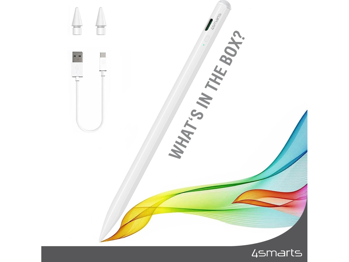 4smarts Pencil Pro 3 iPad stylus (hvit) Tastatur og stylus