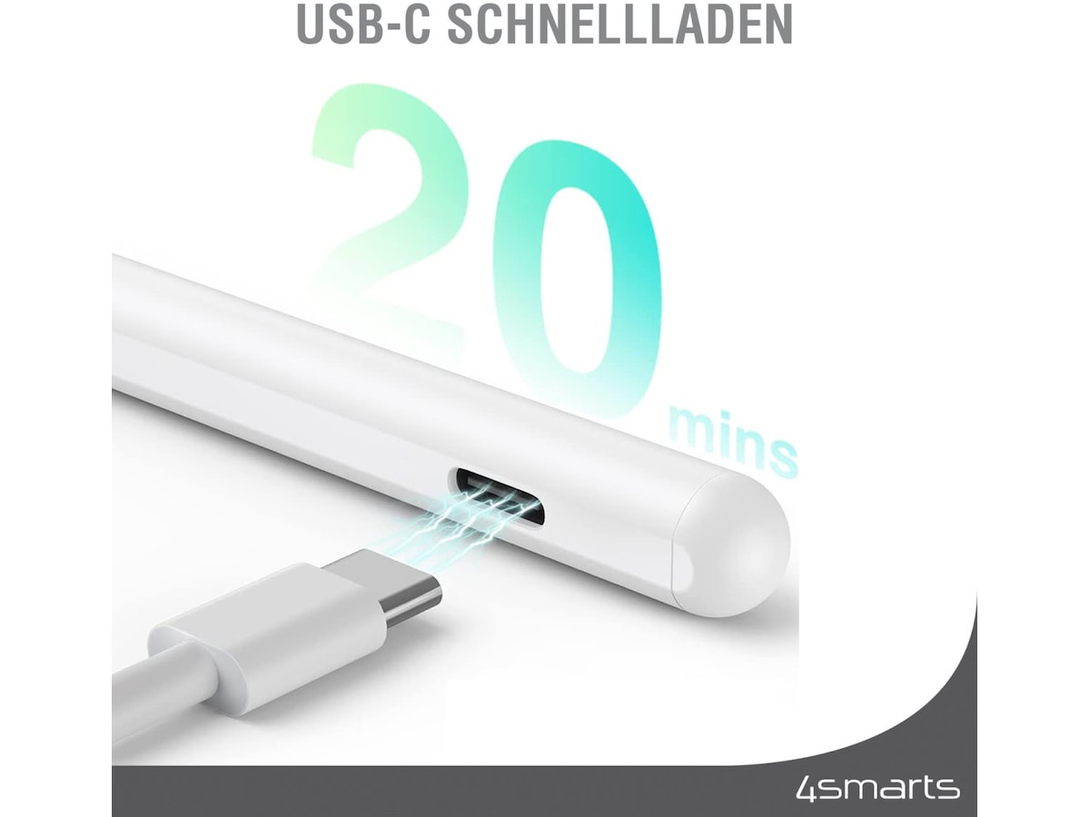 4smarts Pencil Pro 3 iPad stylus (hvit) Tastatur og stylus