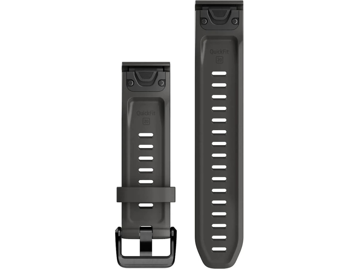 Garmin QuickFit Silikonreim 20mm (grafitt) Reim