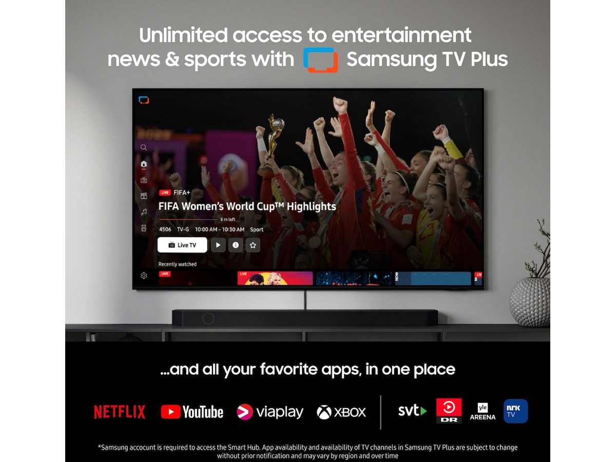 Samsung 75" Q60D QLED 4K TV TQ75Q60D -B-Grade Demo TV/projektor