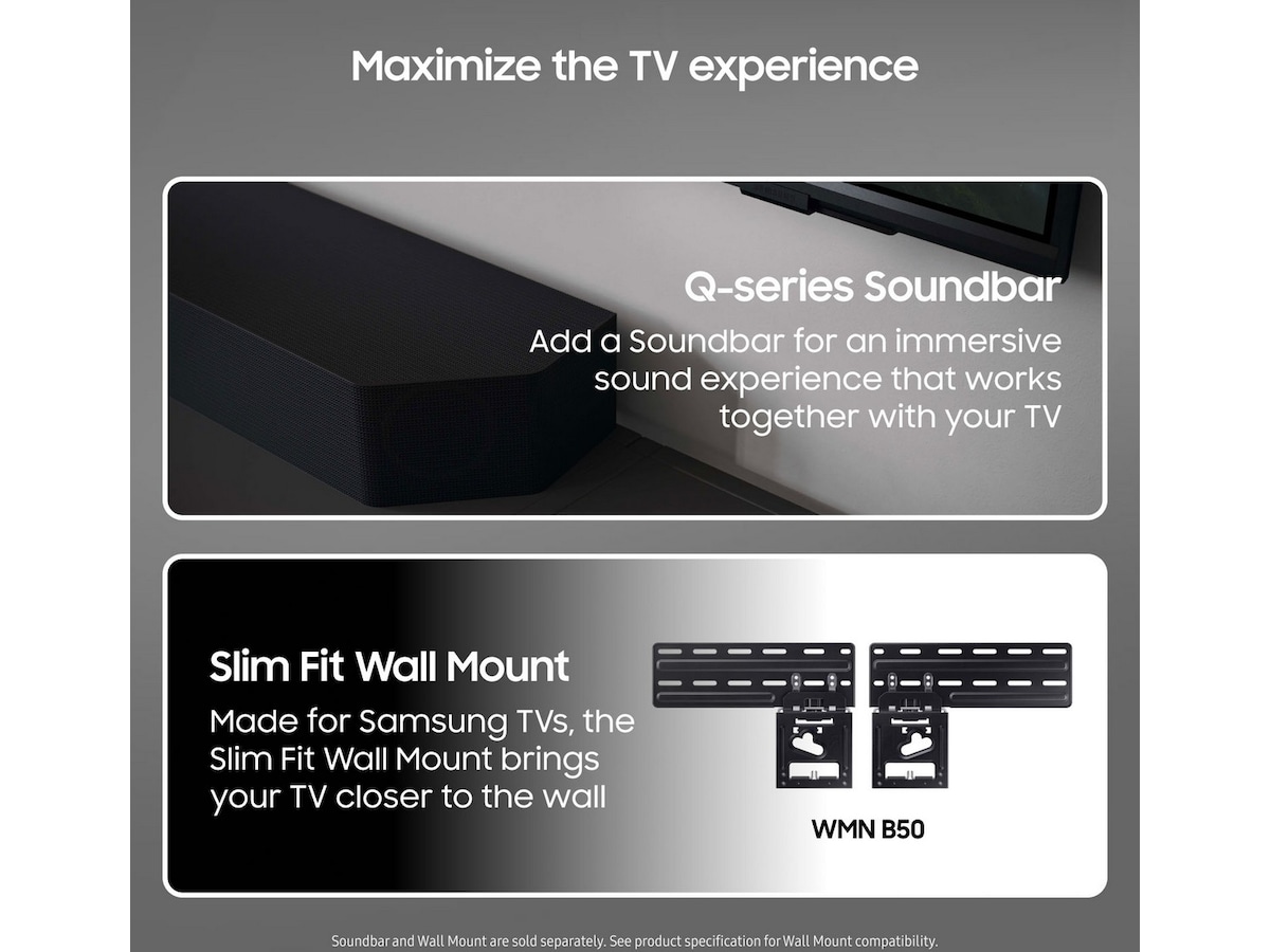 Samsung 75" Q60D QLED 4K TV TQ75Q60D -B-Grade Demo TV/projektor