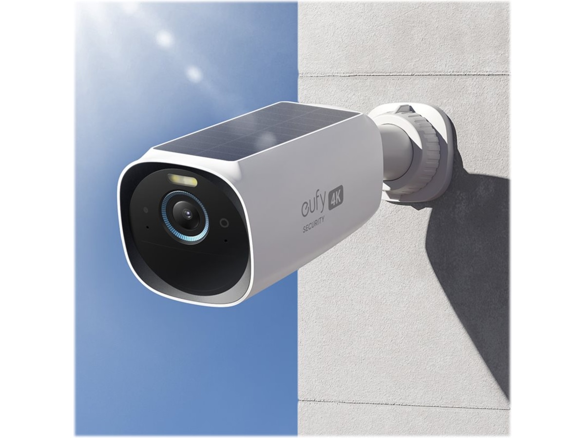 Eufy S330 eufyCam 3 4K overvåkningskamera med solpanel Overvåkningskameraer