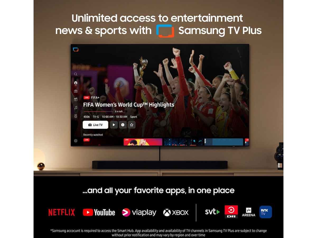 Samsung 65" QN95D 4K Neo QLED Mini LED Smart TV (2024) 60 - 69 tommer TV