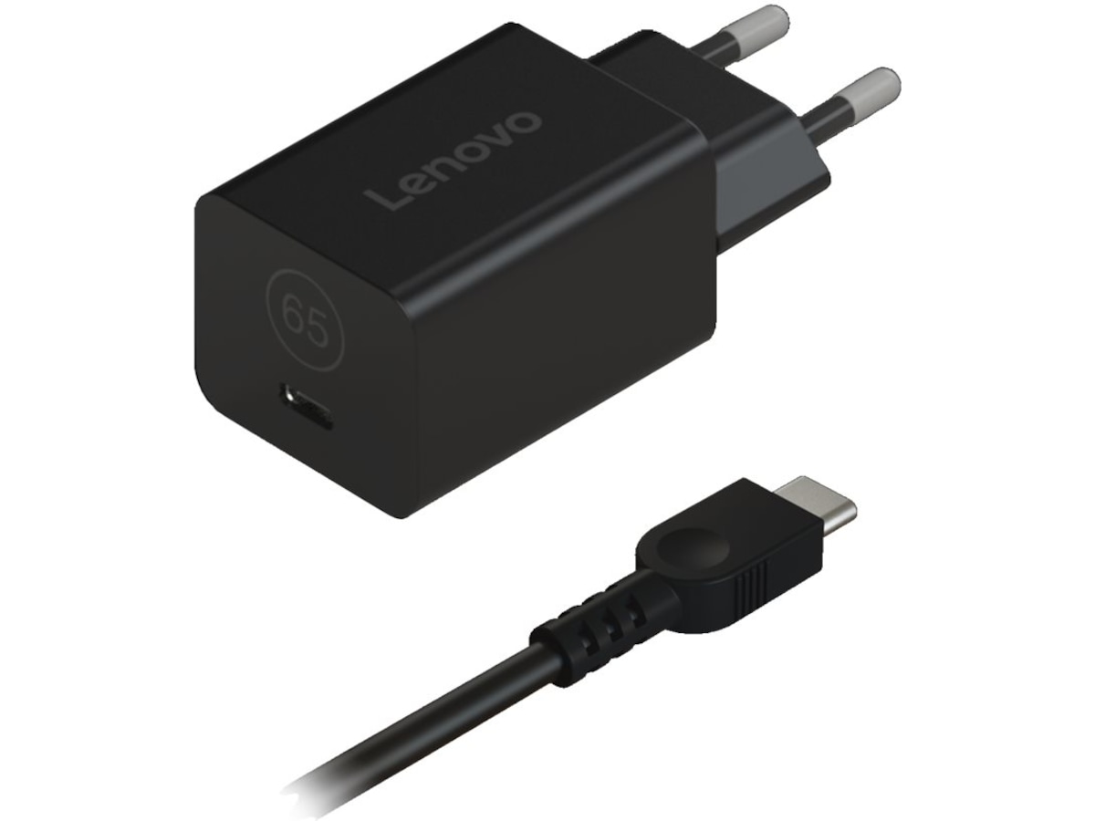 Lenovo GaN Nano 65W adapter Batteri og lader