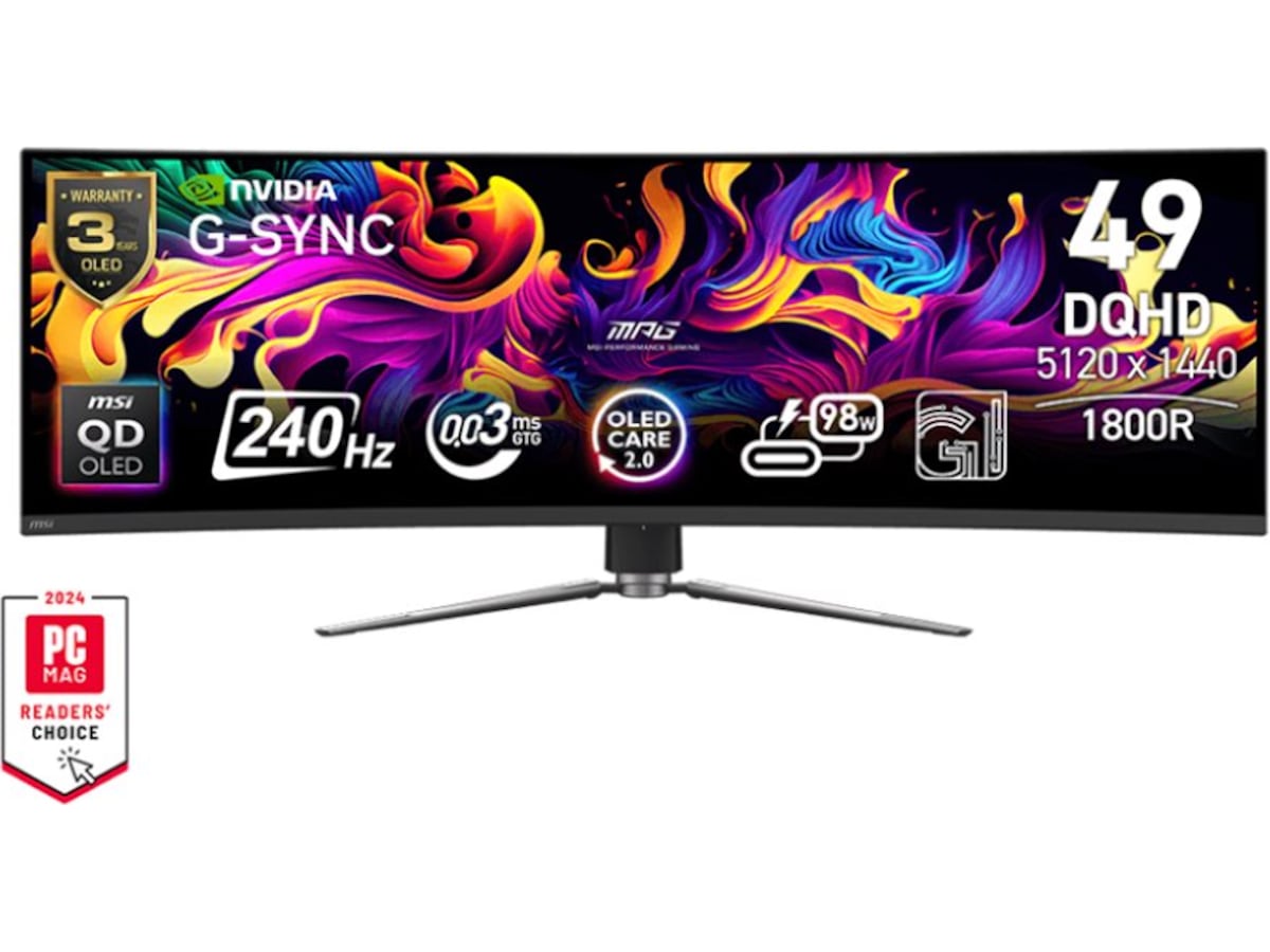 MSI 49" gamingskjerm MPG 491CQPX Gamingskjermer
