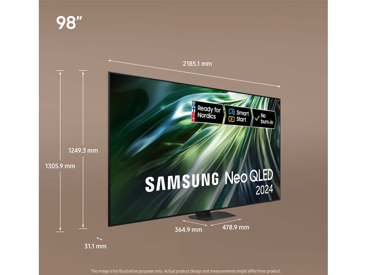 Samsung 98" QN90D 4K Neo QLED Mini LED Smart TV (2024) -B-Grade Demo TV/projektor