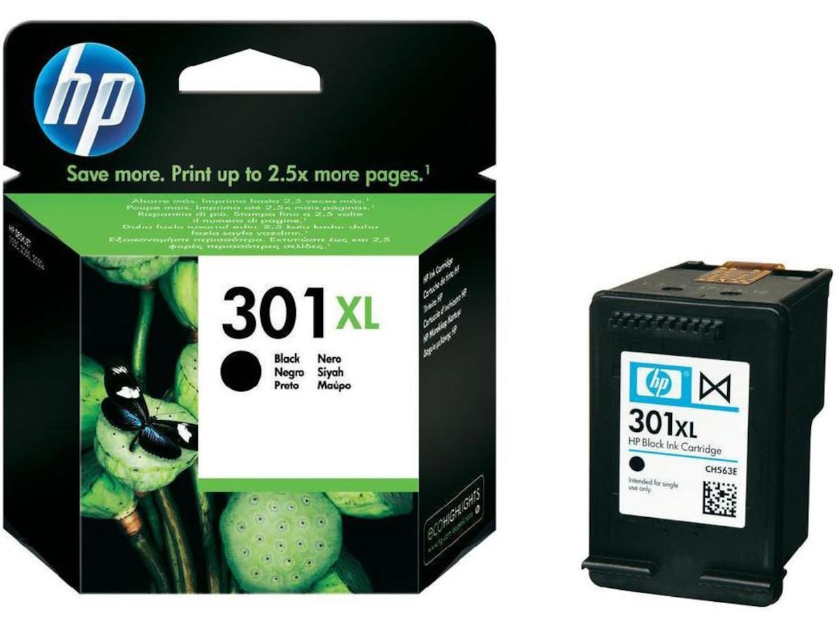 HP Blekk 301XL Sort Blekkpatroner