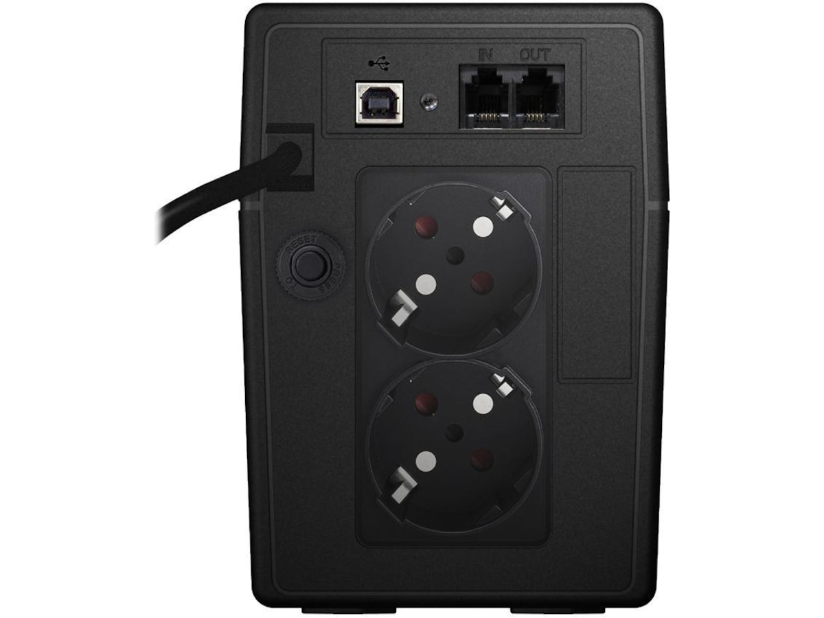 BlueWalker PW UPS VI 650 LCD Schuko UPS og UPS-batteri