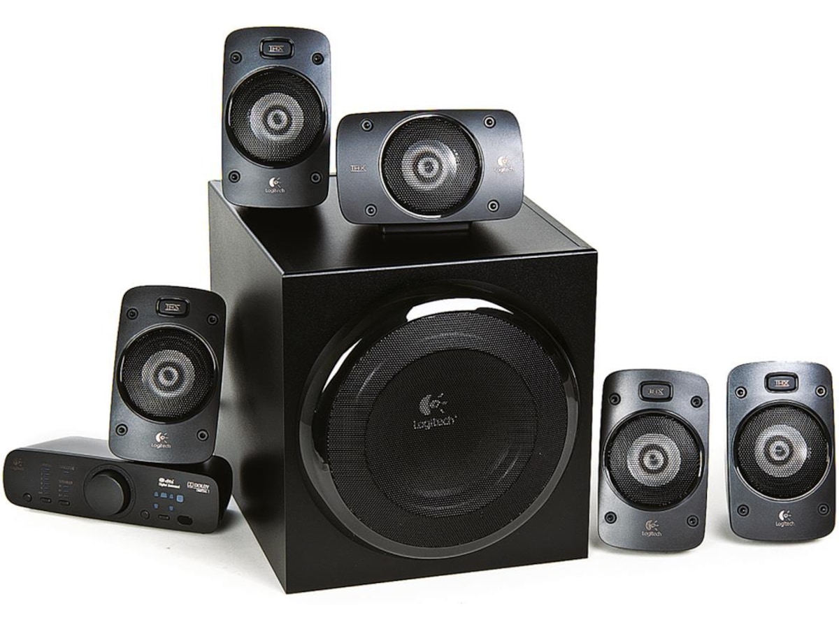 Logitech Z-906 PC Høyttalere 5.1 Høyttalere