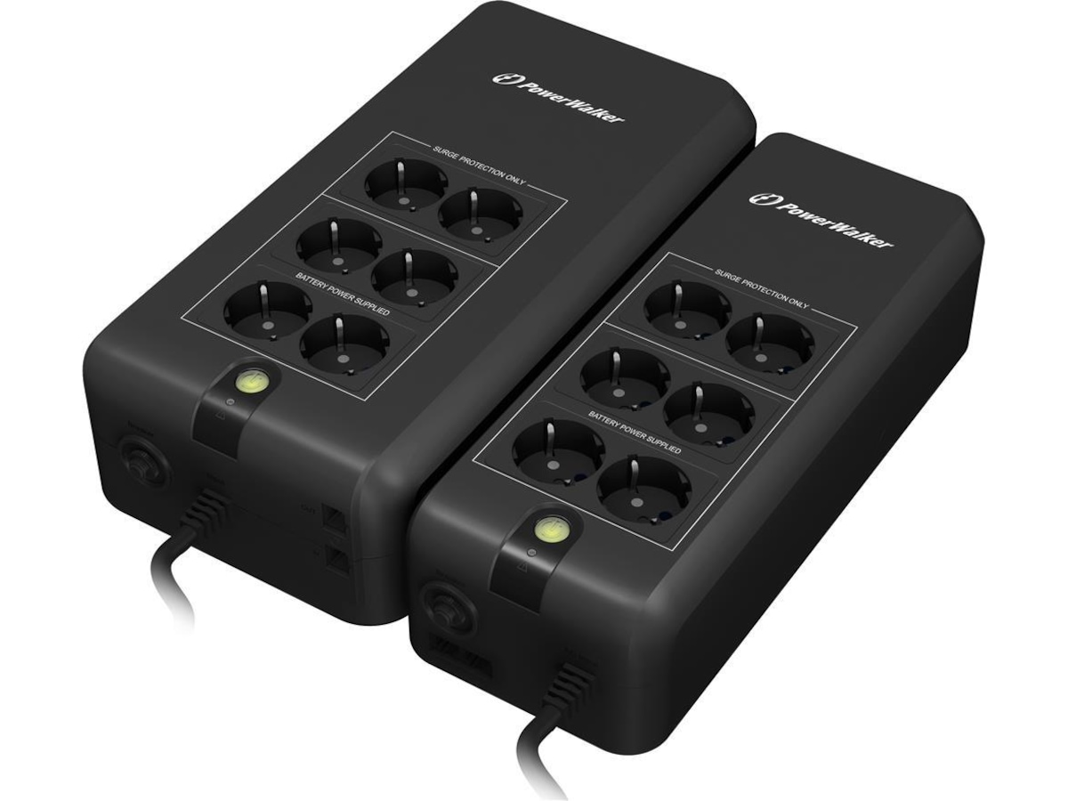 BlueWalker PW UPS VFD 600 APFC Schuko UPS og UPS-batteri