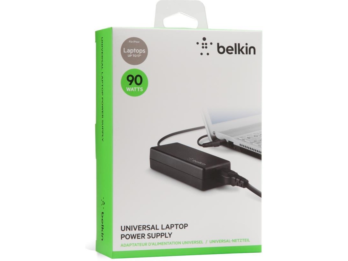 Belkin Universal AC DC Adapter 90W Batteri og lader Komplett.no