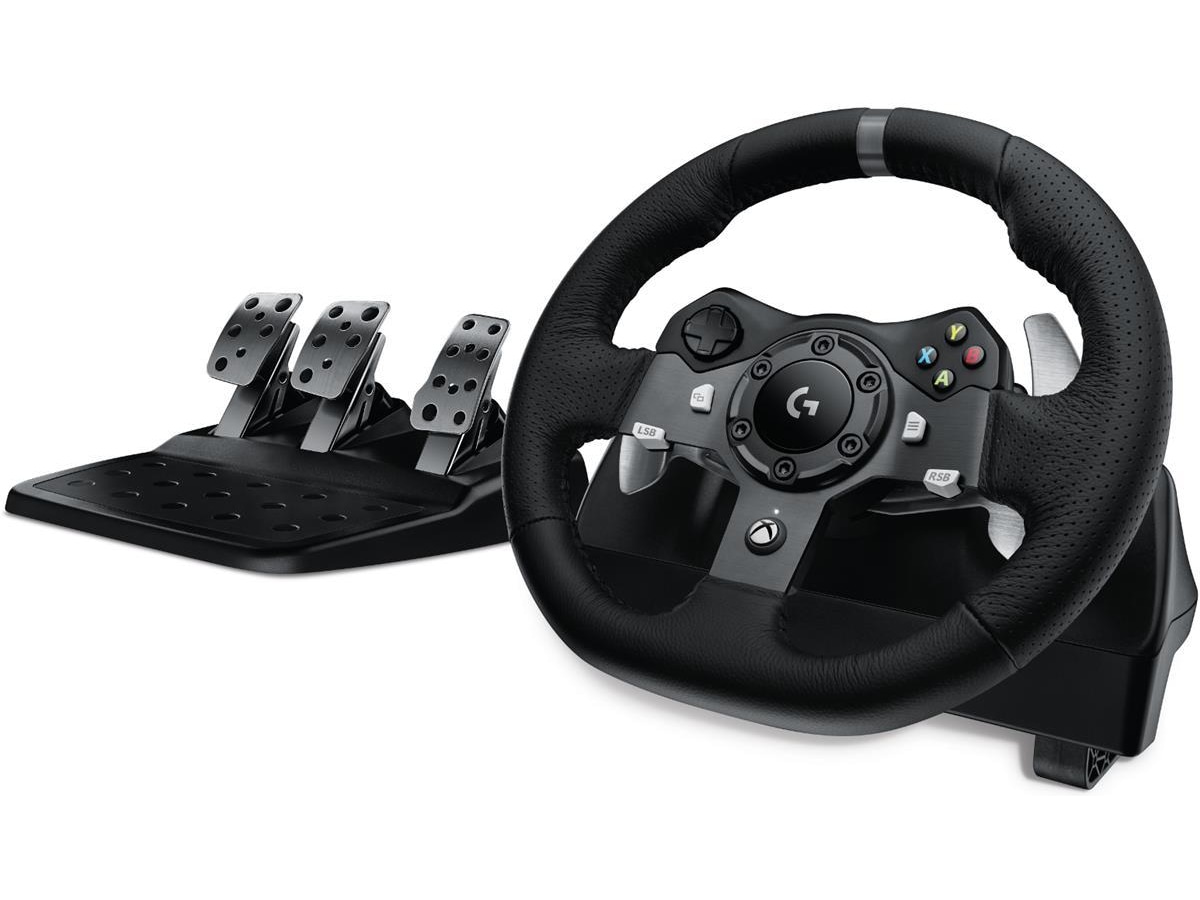 Logitech G920 Driving Force Racing Ratt og pedaler
