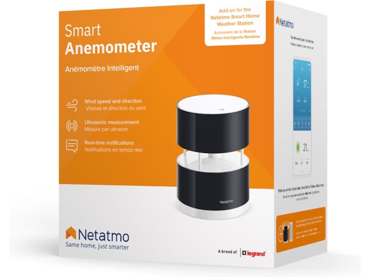Netatmo Smart Vindmåler Værstasjoner