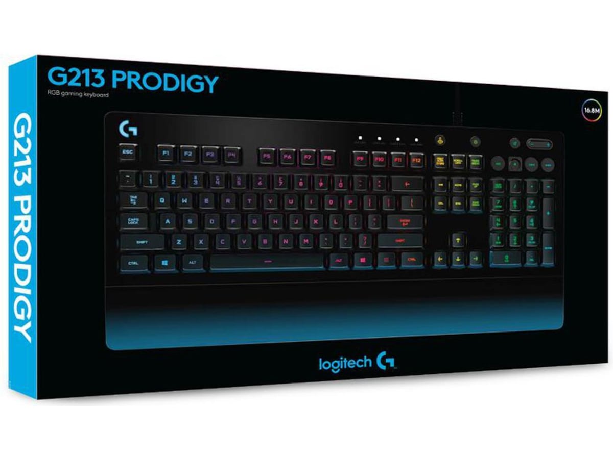 Logitech G213 Prodigy Gamingtastatur (sort) Gamingtastatur