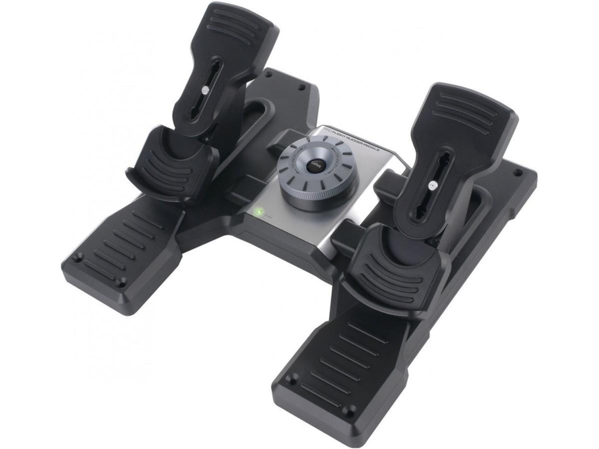 Logitech G Pro Flight Rudder Pedals Ratt og pedaler