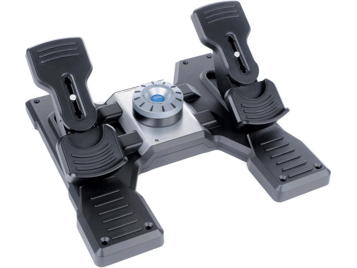 Logitech G Pro Flight Rudder Pedals Ratt og pedaler