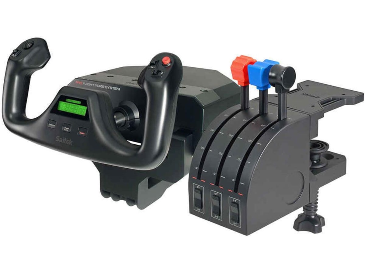 Logitech G Pro Yoke Flight System Simulator