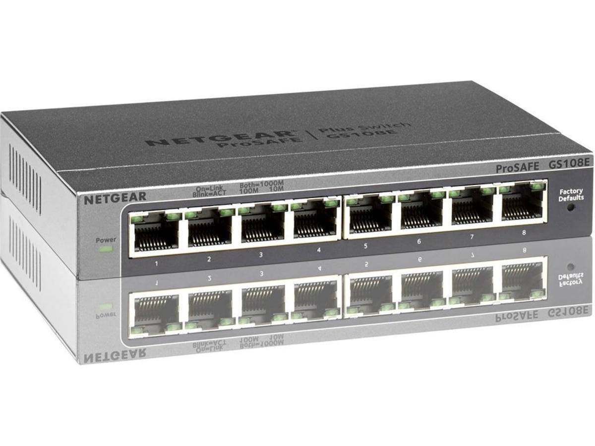 Netgear GS108E switch Switch, Managed