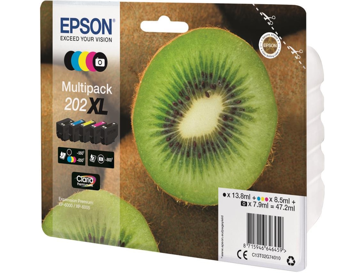 Epson 202XL Multipack (5clr) Blekkpatroner