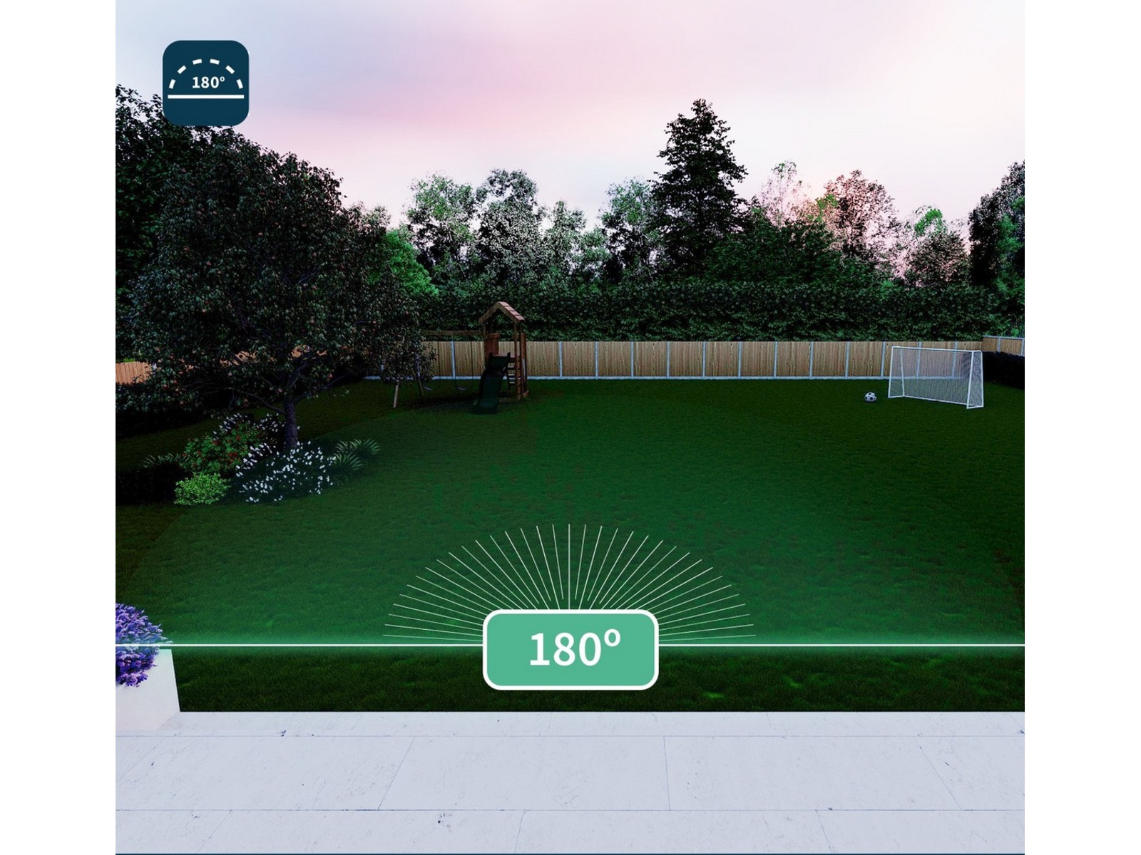 Arlo Ultra 2 Spotlight-kamera (hvit) Overvåkningskameraer