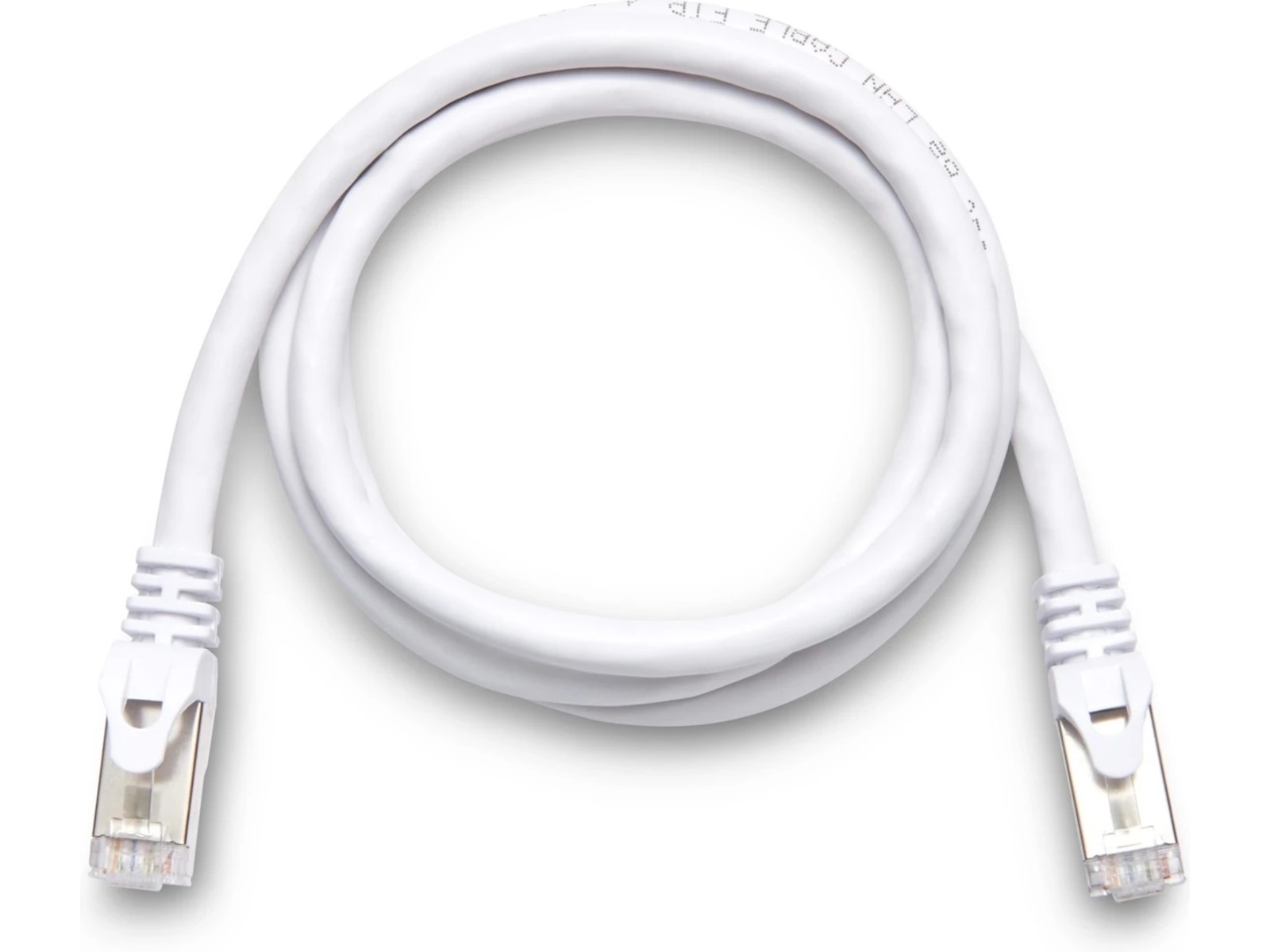 Andersson Nettverkskabel Cat6a 1m (hvit) Nettverkskabler