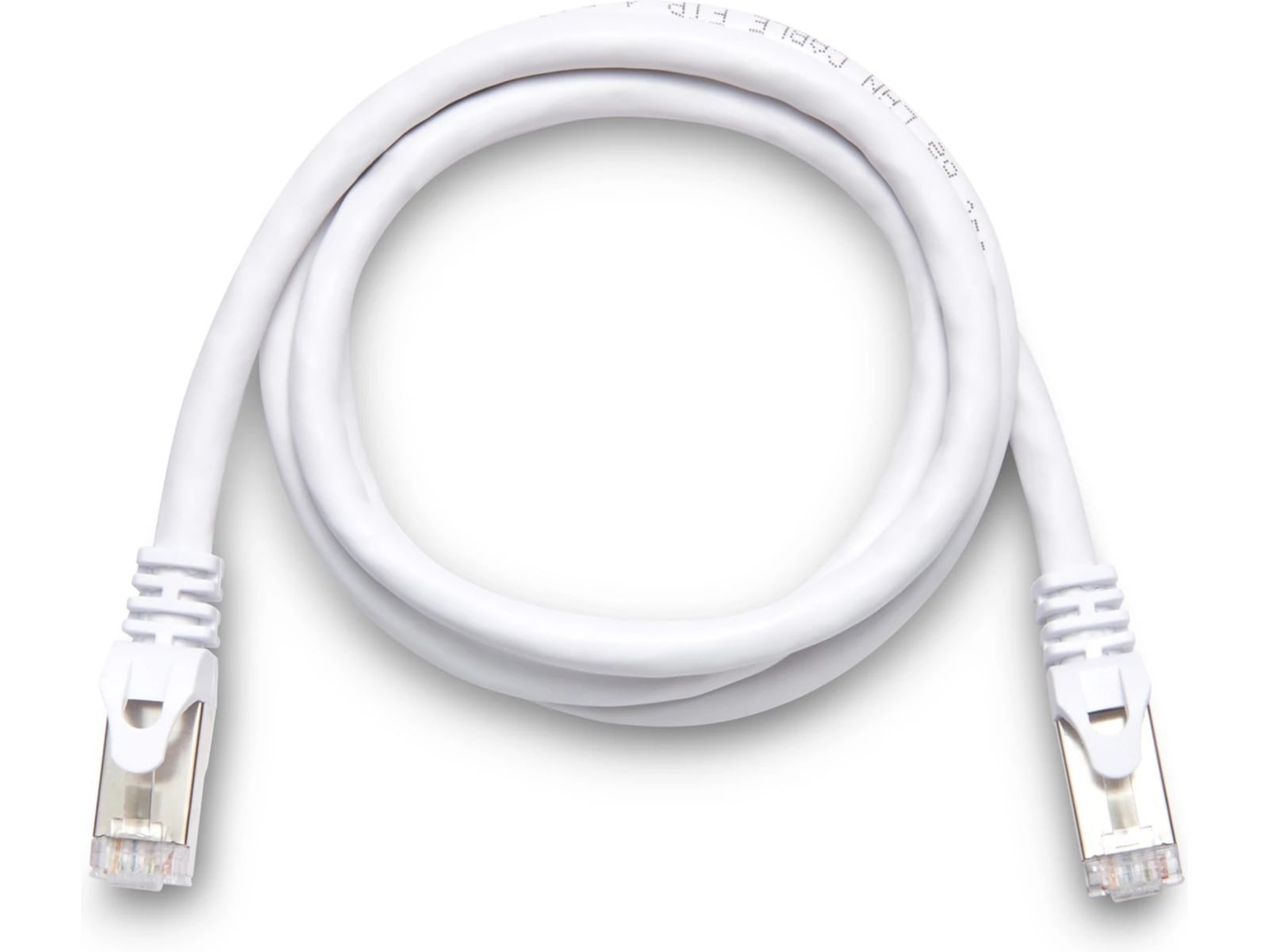 Nettverkskabel CAT6e 1m (hvit) Nettverkskabler