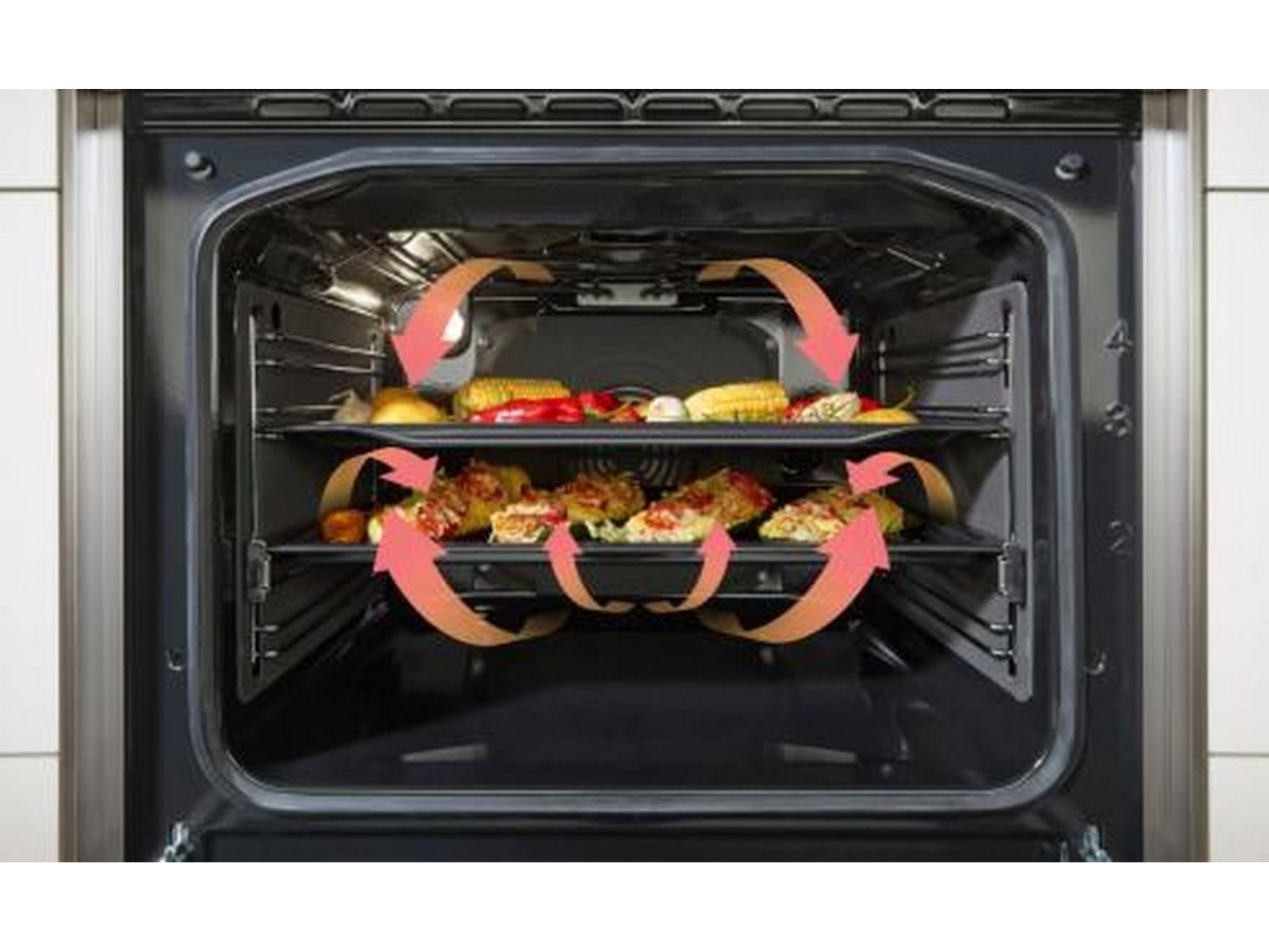 Gorenje GEC6A40WD Elektrisk Komfyr (hvit) Komfyr