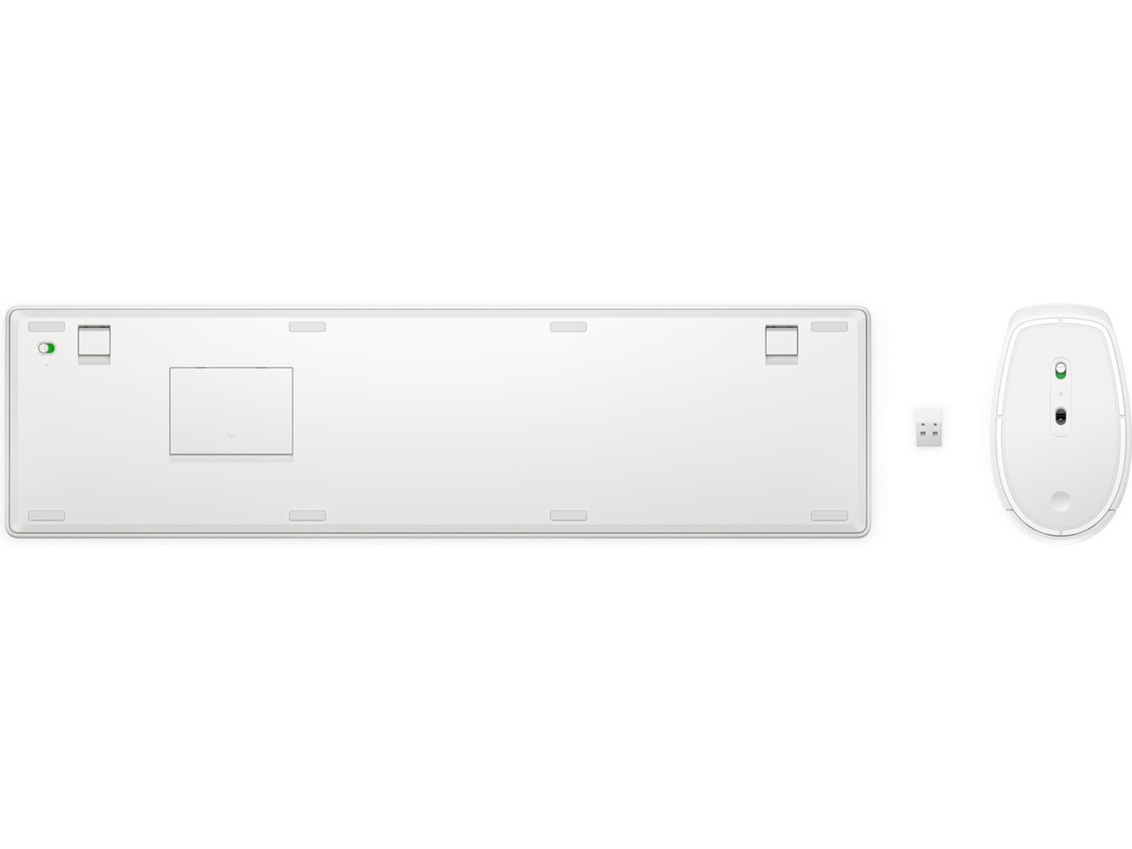 HP 650 Kombinert trådløst tastatur og mus (hvit) Tastatur