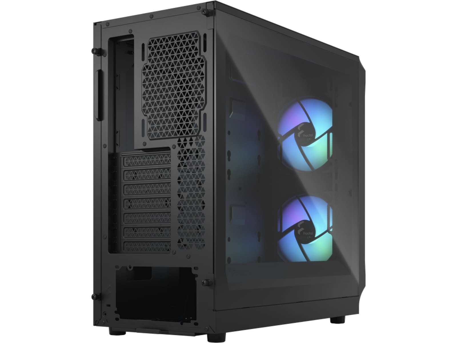 Fractal Design Focus 2 RGB TG Clear Tint (sort) Midi tower