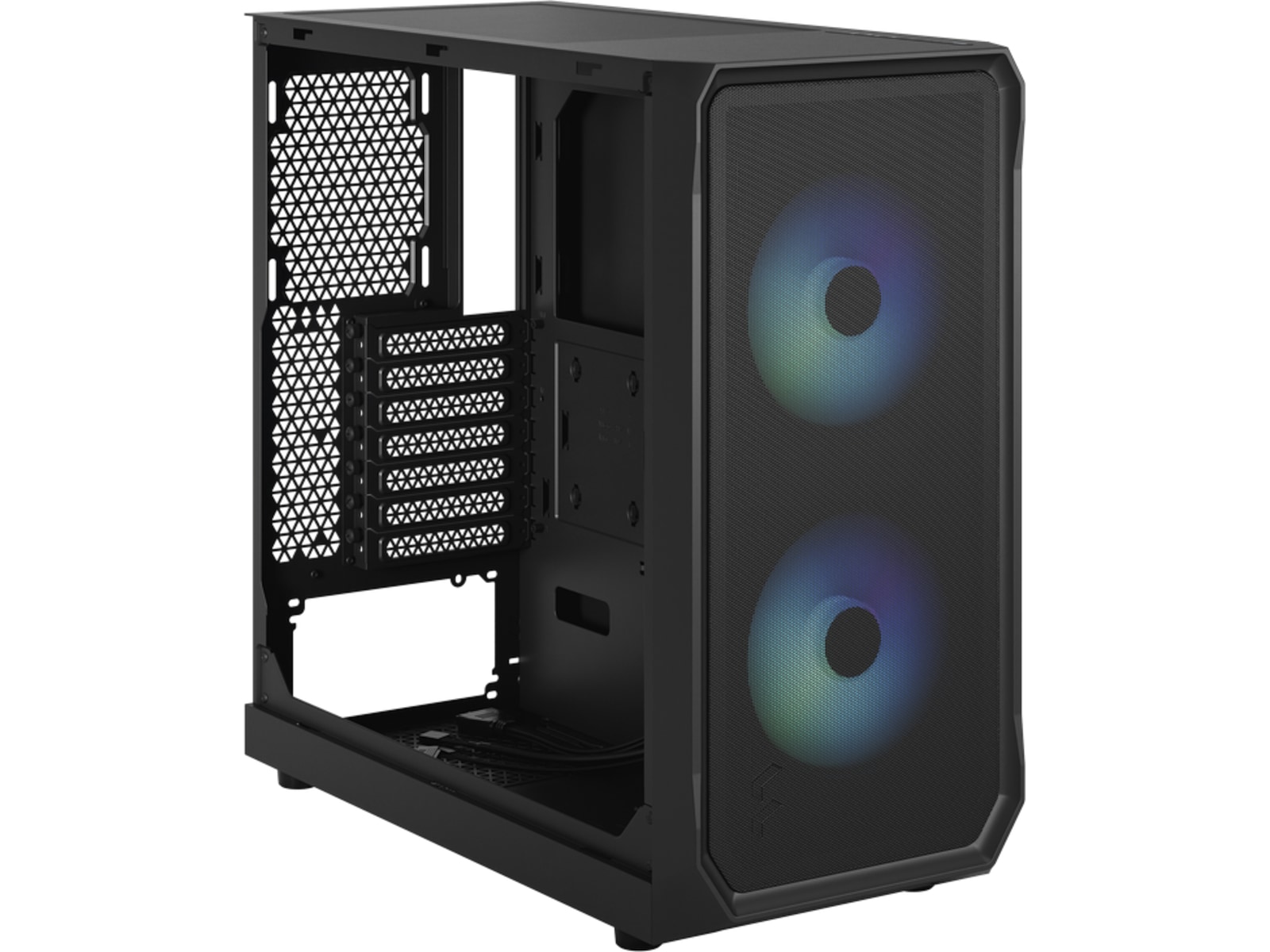 Fractal Design Focus 2 RGB TG Clear Tint (sort) Midi tower